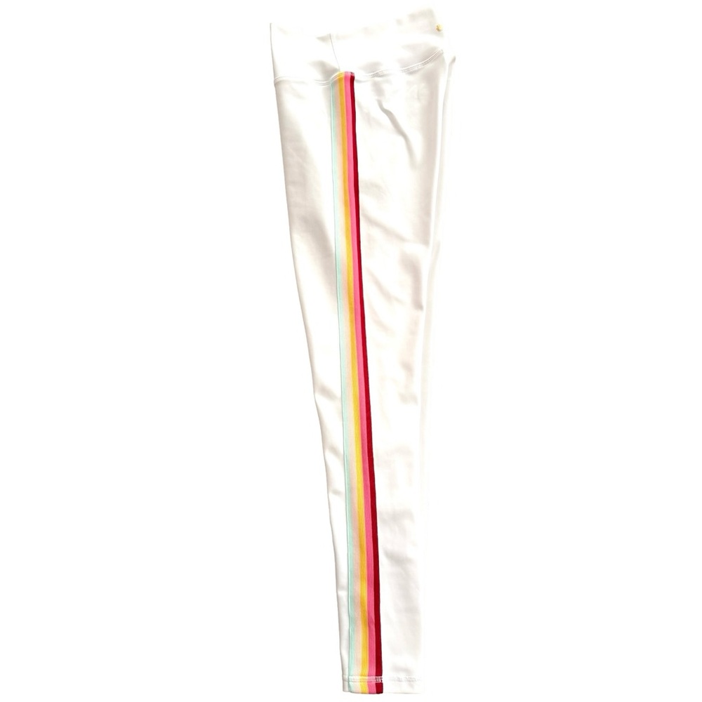 Spiritual Gangster Rainbow-Stripe High-Rise Leggings Like New! Excellent! Size L - Picture 4 of 10